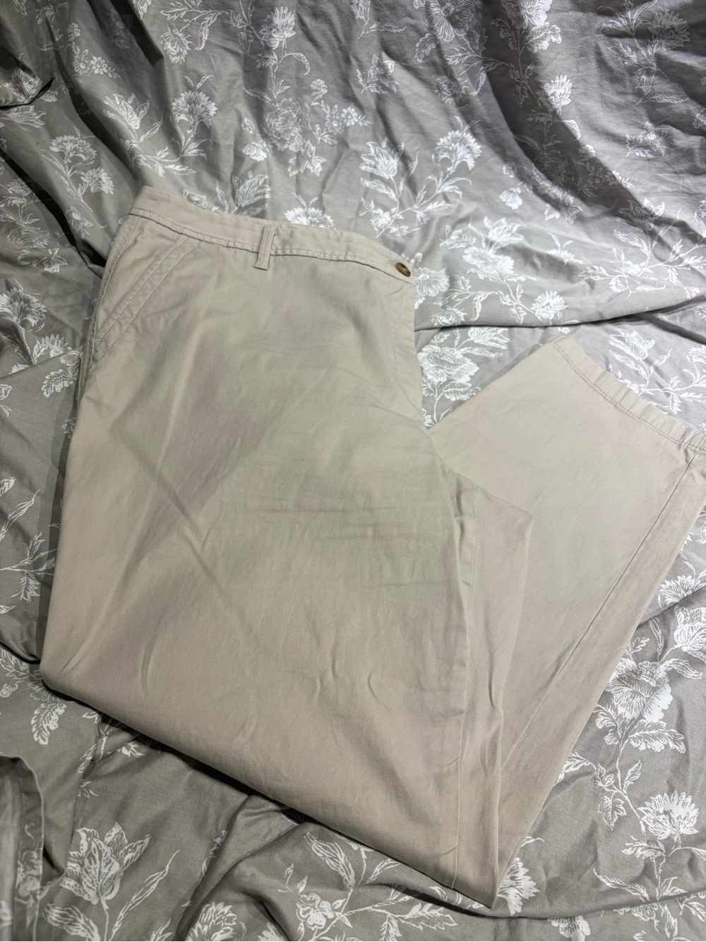 Talbots khaki chinos pants tan 16W